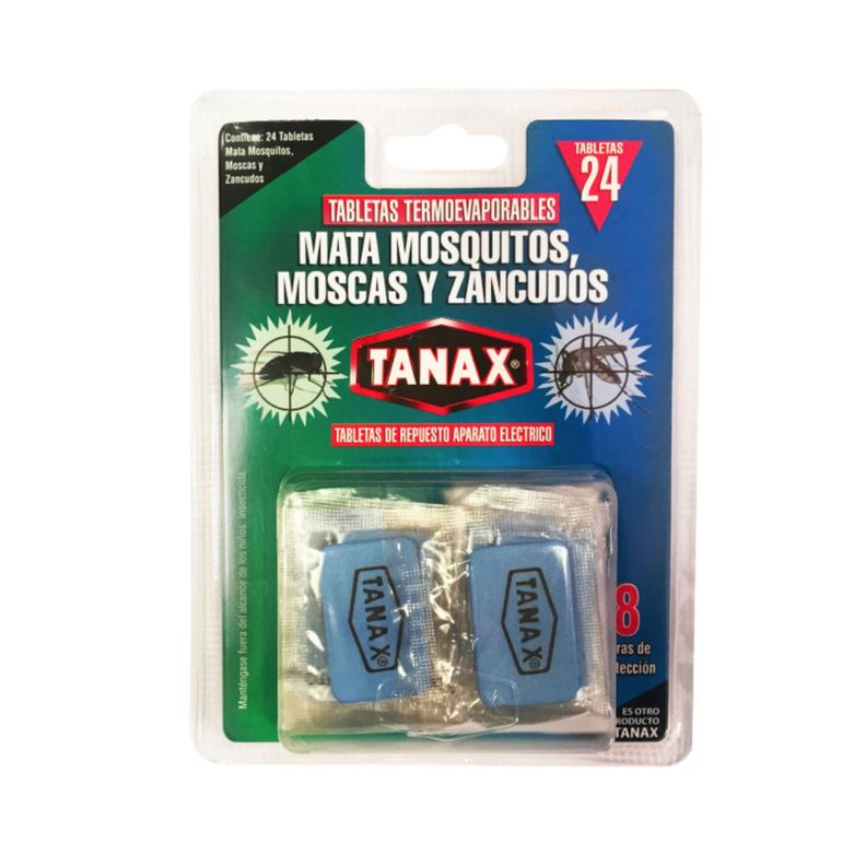 Ahuyenta Zancudos y Mosquitos / Insecticida Recarga 24 tabletas - Tanax-0