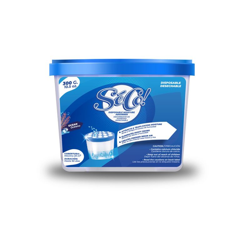 Absorbente de humedad canasto desechable 300grs - SéCo!-0
