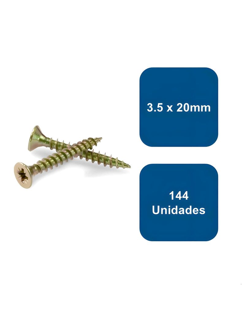 Tornillo Madera Multiuso 3.5 X 20mm 144un.-0