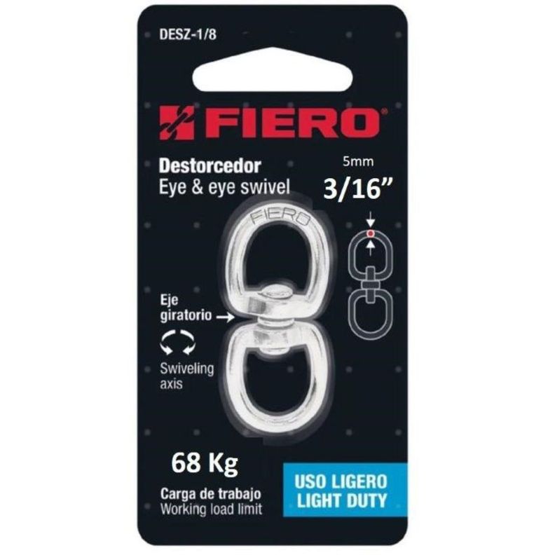 Destorcedor Para Cable 3/16  / 68kg Fiero-0