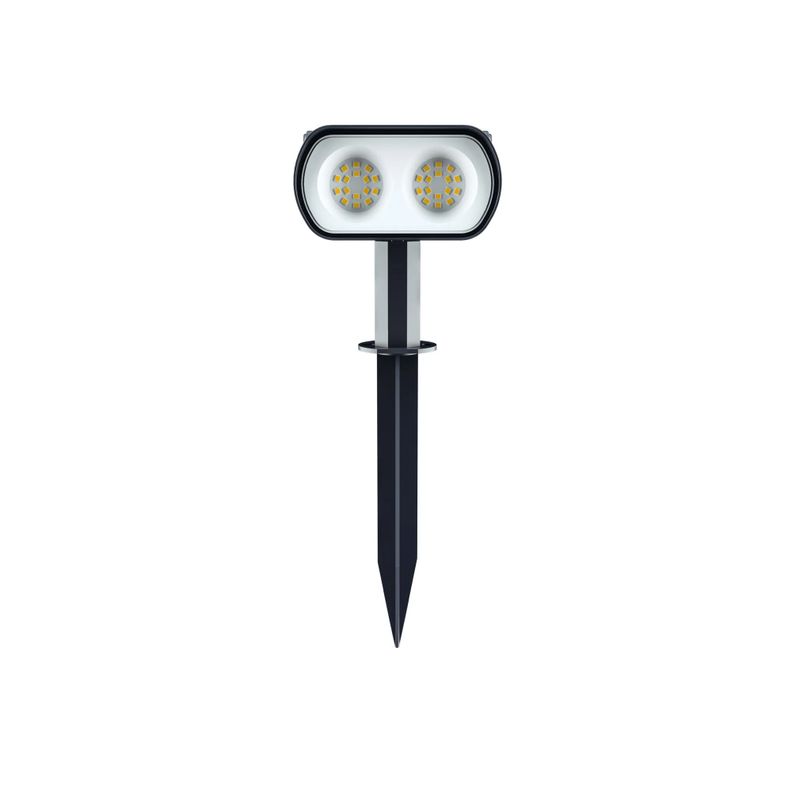 Foco solar Led exterior con sensor día/noche 200lm - Macrotel-2