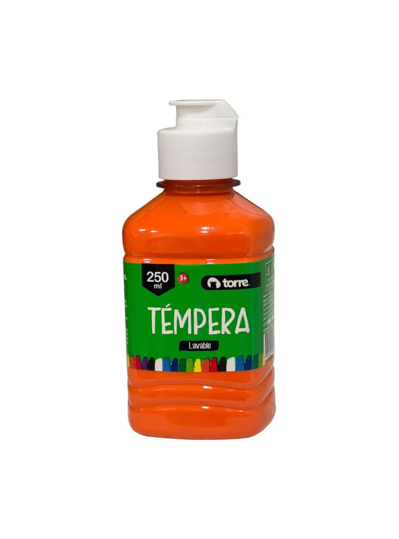 Témpera 250ml Naranja Torre-0
