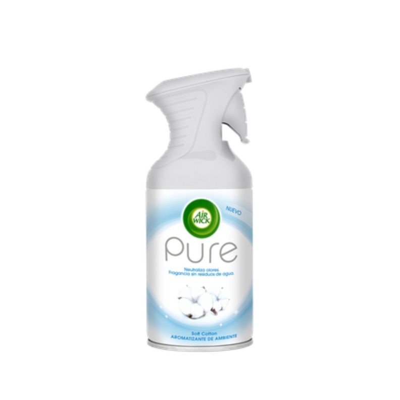 Aerosol Desodorante Ambiental Pure Soft Cotton 250ml - Air Wick-0