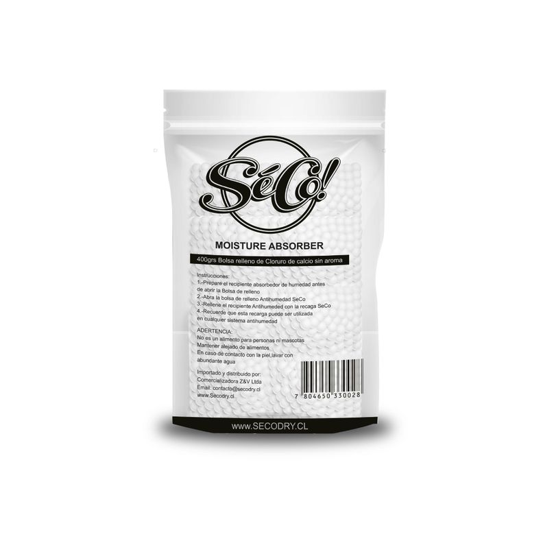 Recarga de Absorbente de humedad 400grs - SéCo!-0