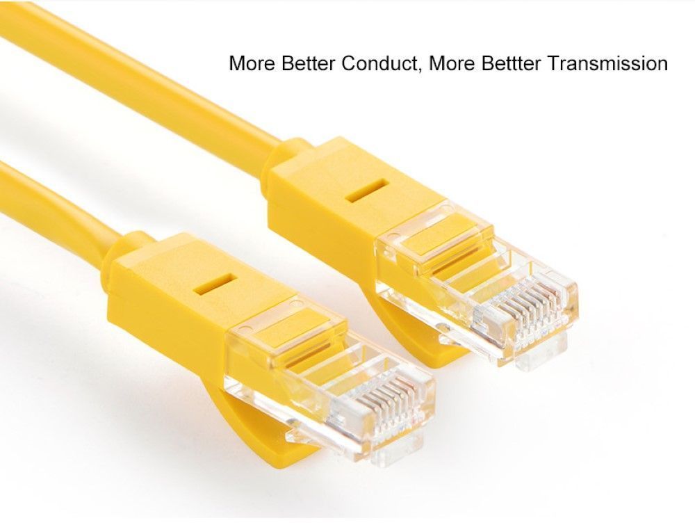 Cable de red UTP Cat 5e Amarillo modelo NW103 10mts Ugreen-3