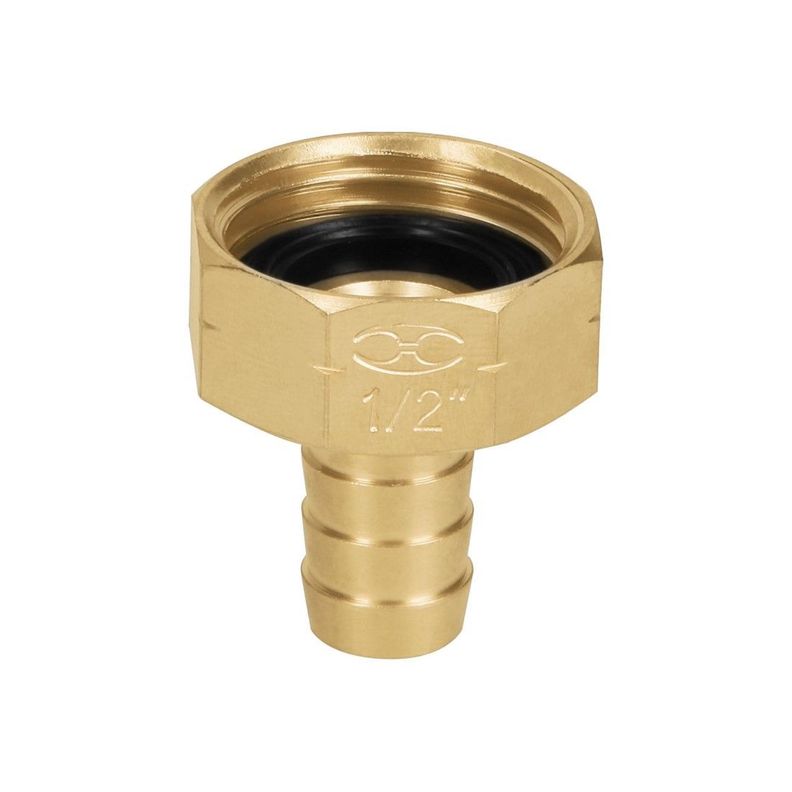 Conector de riego con espiga 1/2" HI Rosca 3/4" Truper-0