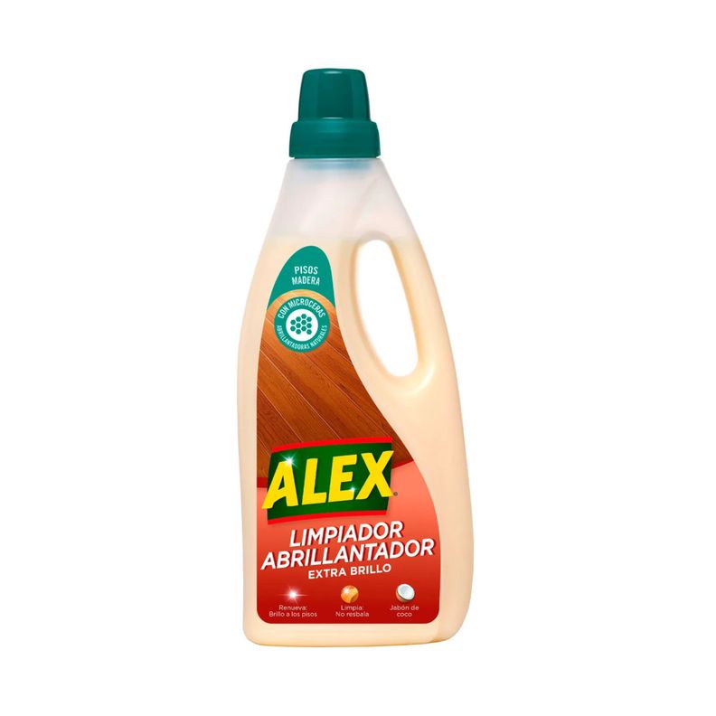 Limpiador Abrillantador Pisos de Madera 750ml - Alex-0