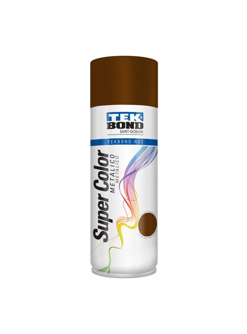 Pintura Spray 400ml Metálico Bronce - TEKBond-0