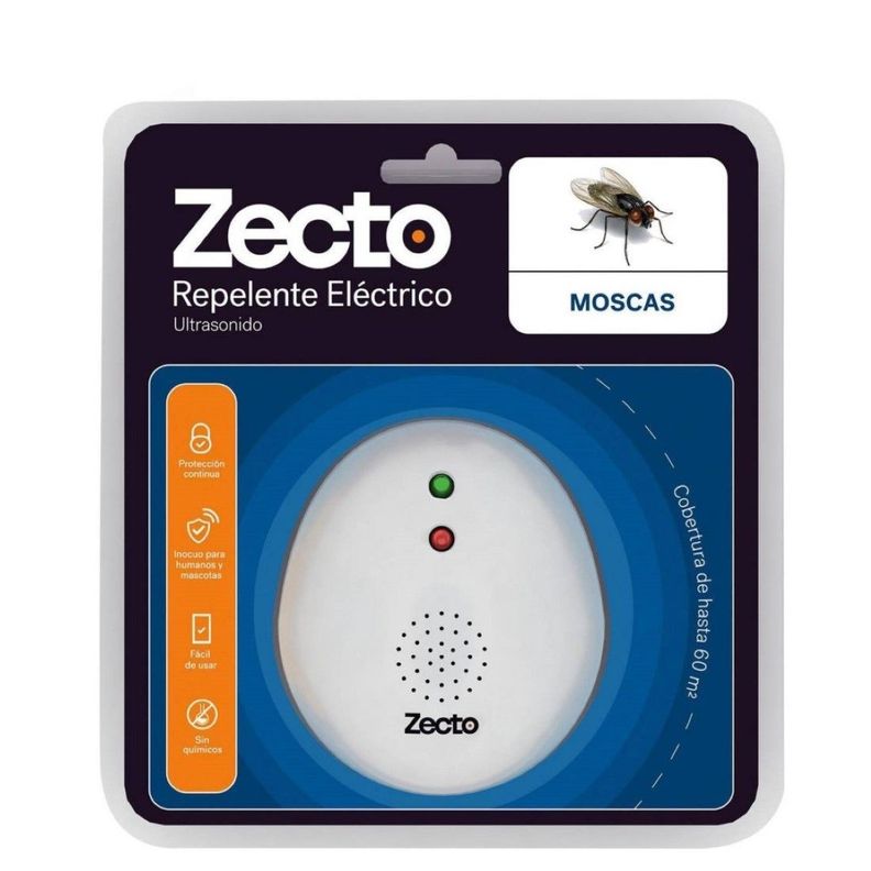 Repelente Moscas Eléctrico Hasta 60mts2 Zecto-0