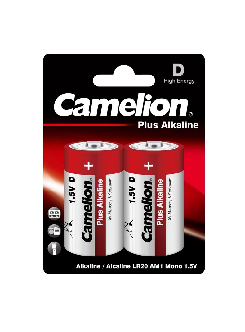 Pilas Alcalinas Plus D 2un - Camelion-0