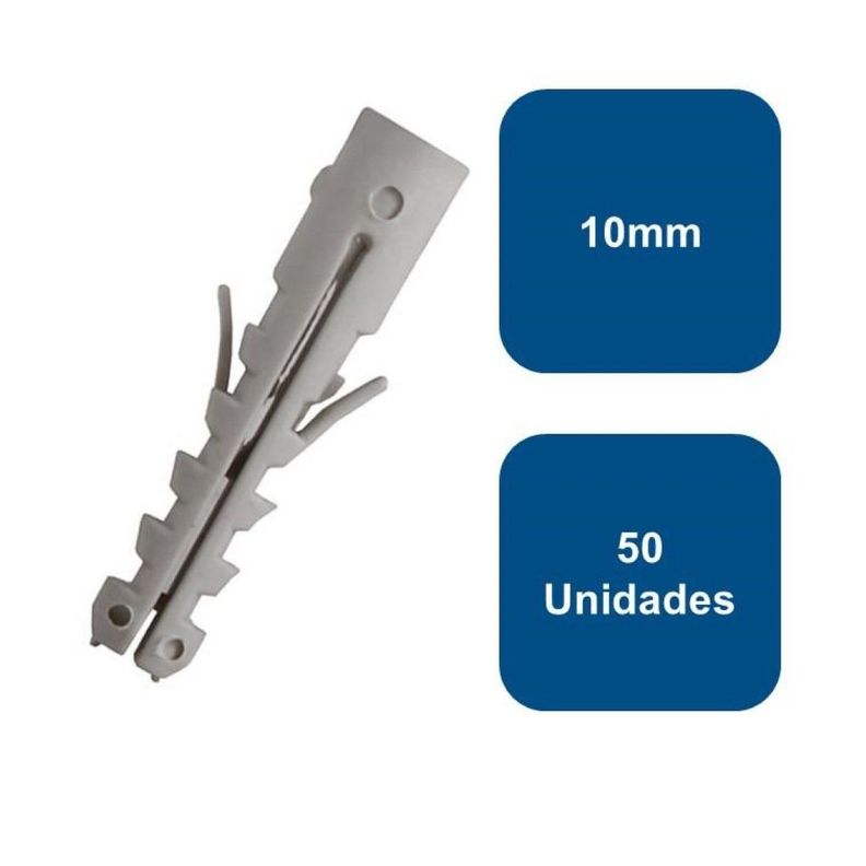 Tarugo Nylon 10mm 50un.-0