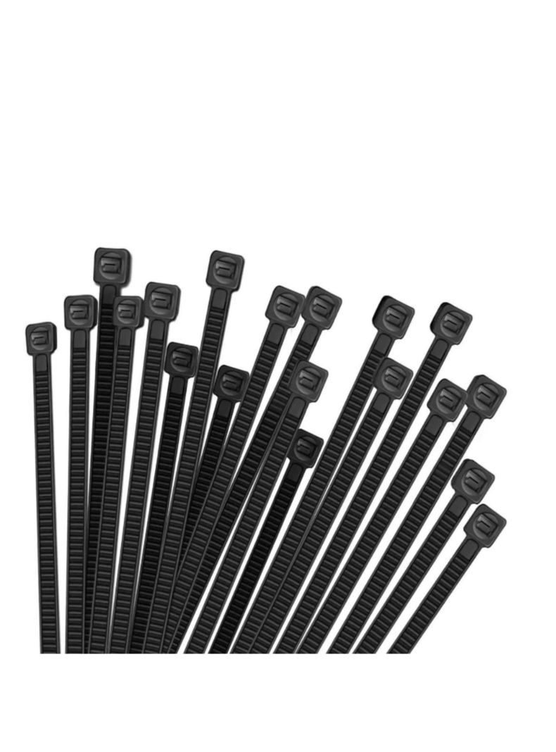 Amarras plásticas negras 100un 3x100mm Genérico-0