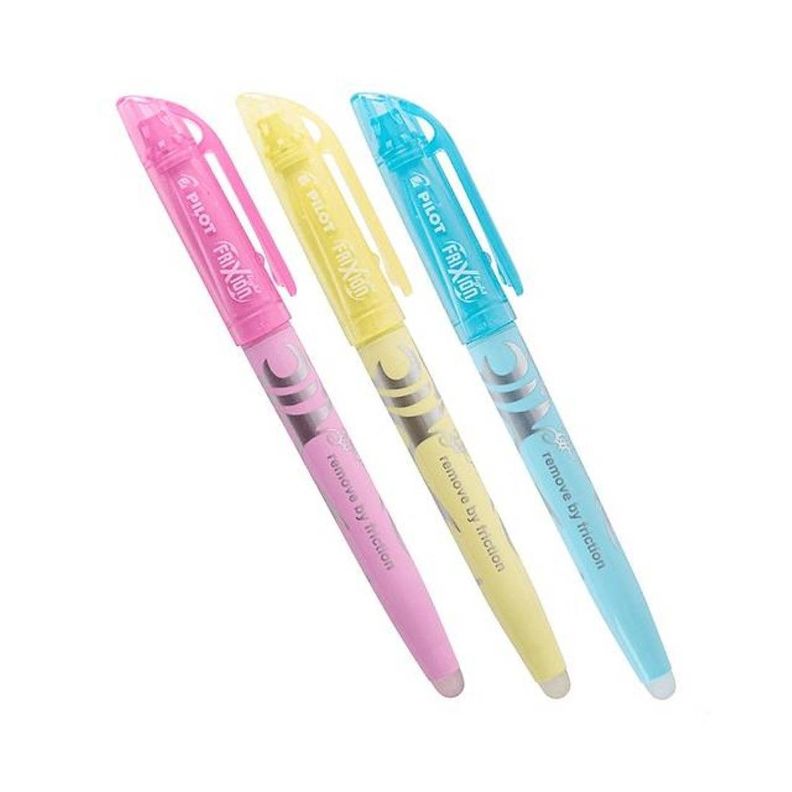 Set de Destacadores FRIXION LIGHT Soft 3 colores Pilot-0