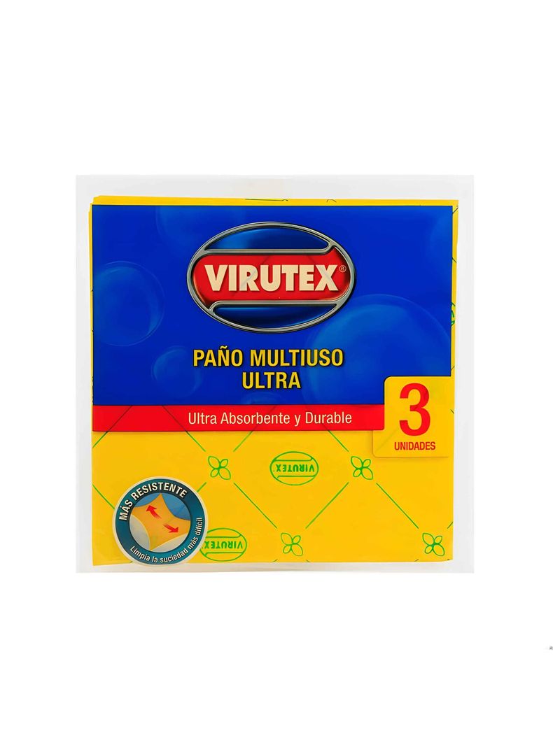 Paño Multiuso Ultra Absorbente 3un. Virutex-0
