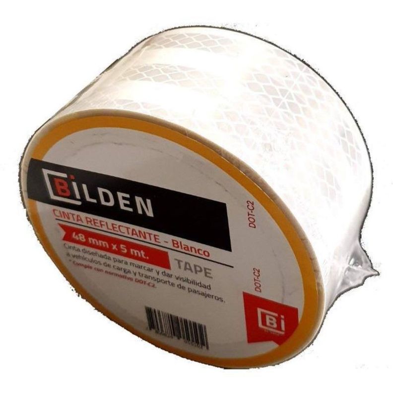 Cinta Refractante 48mm X 5mts Blanco Bilden-0