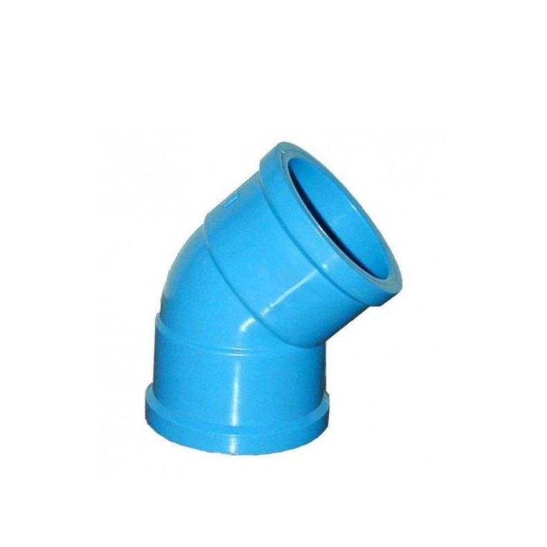 Codo 45º PVC Hidráulico soldar 20mm PVC-0