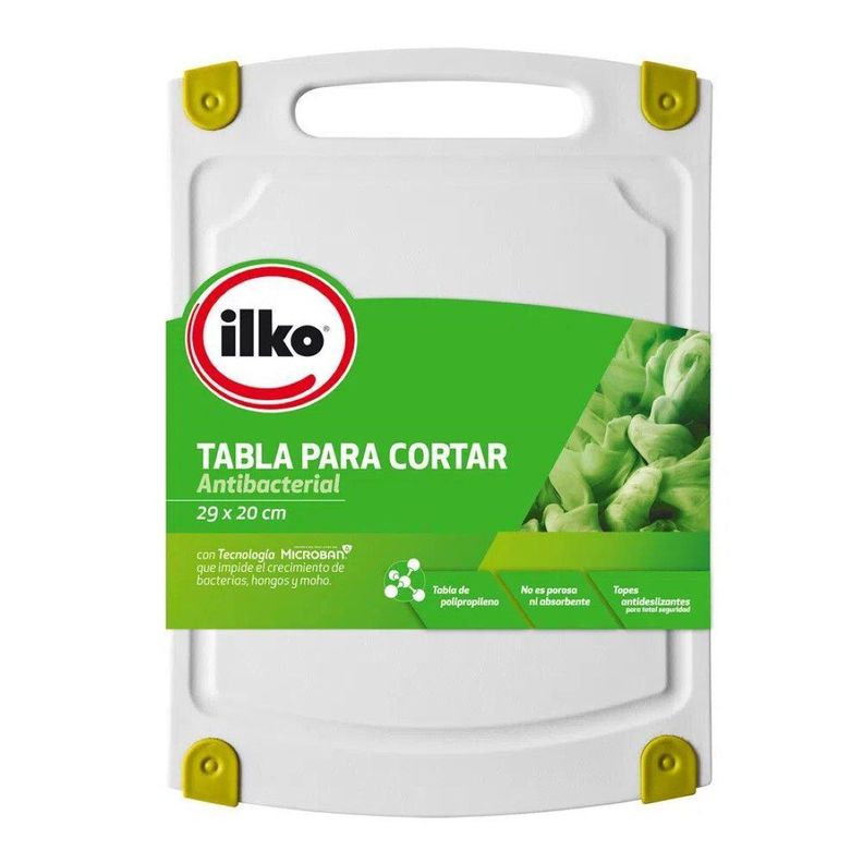 Tabla De Cortar Antibacterial 20x30cms Ilko-0
