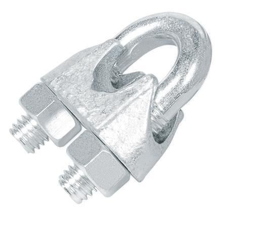 Grapa Para Cable Galvanizada 5/16  2 Un. Fiero-1