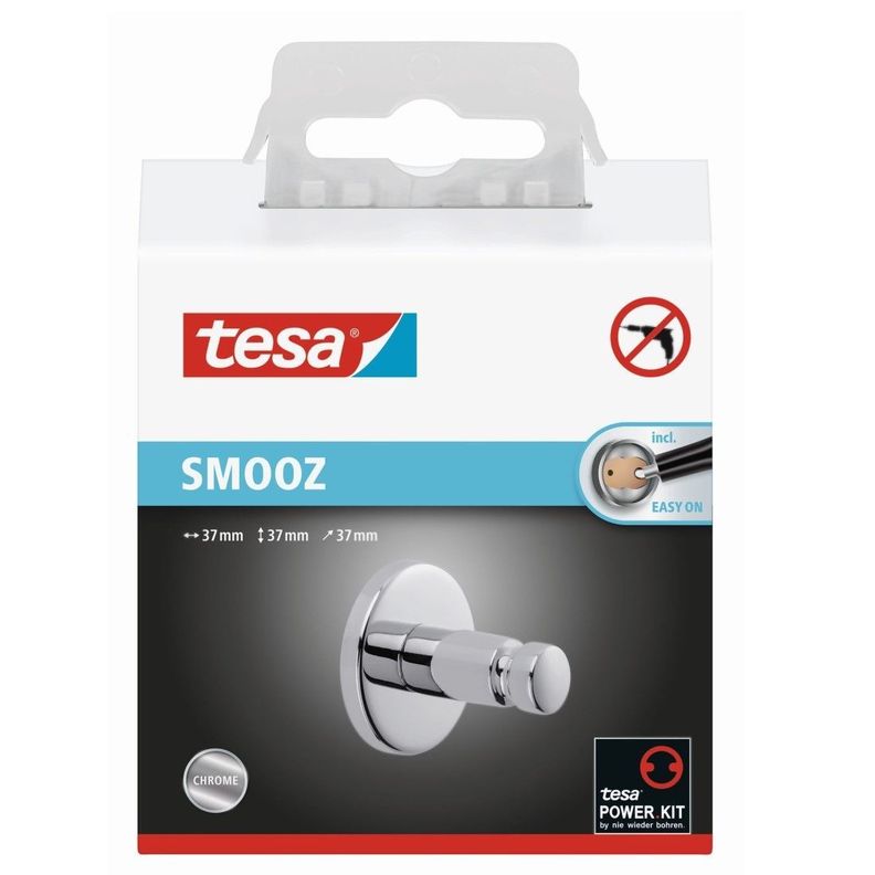 Perchero para baño Linea Smooz 37x37x37mm tesa-0