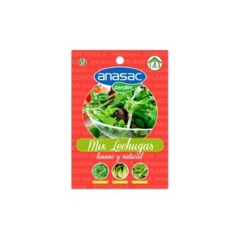 Semilla Mix Lechugas 1.5grs Anasac-0
