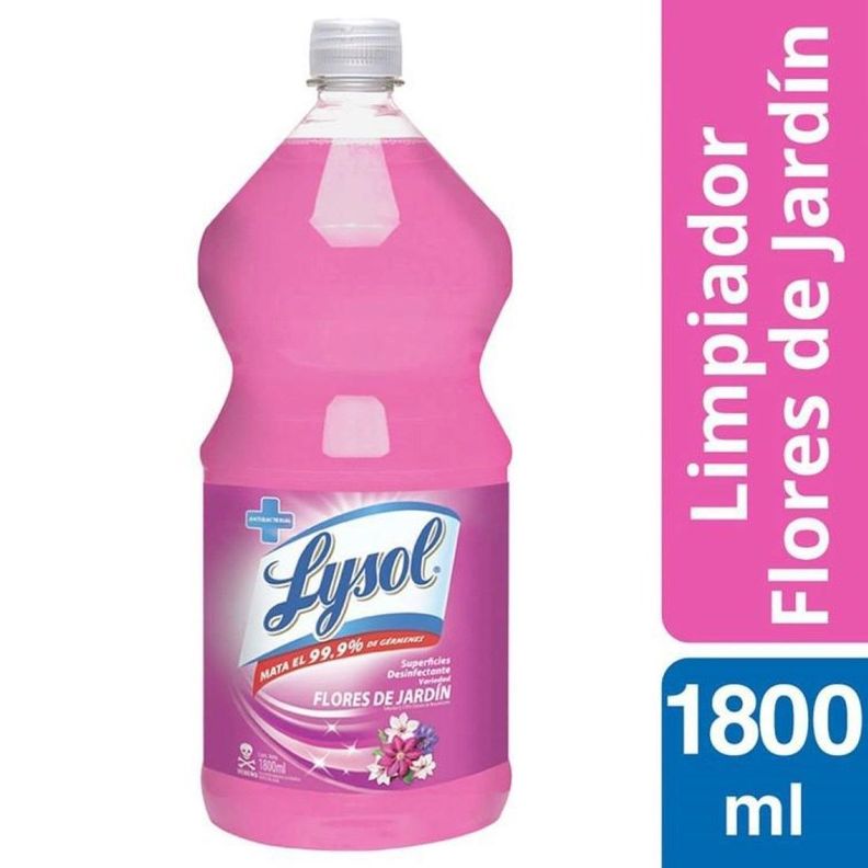 Limpiador Líquido Desinfectante Flores Jardín 1800ml Lysol-0