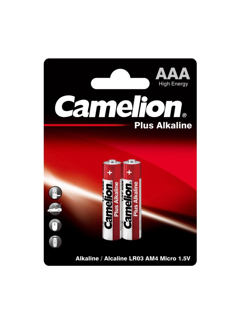 Pilas Alcalinas Plus AAA 2un - Camelion-0