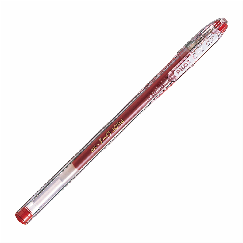 Lápiz Gel G-1 0.7 Rojo Pilot-0