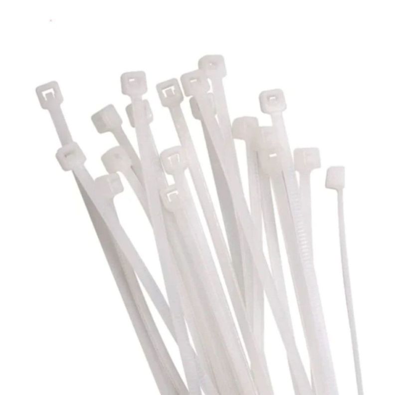 Amarras plásticas blancas 100un 5x250mm Genérico-0