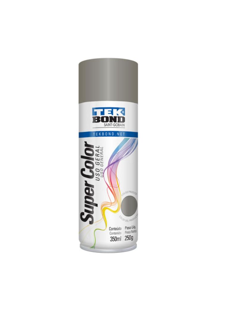 Pintura Spray 400ml Uso General Platino - TEKBond-0