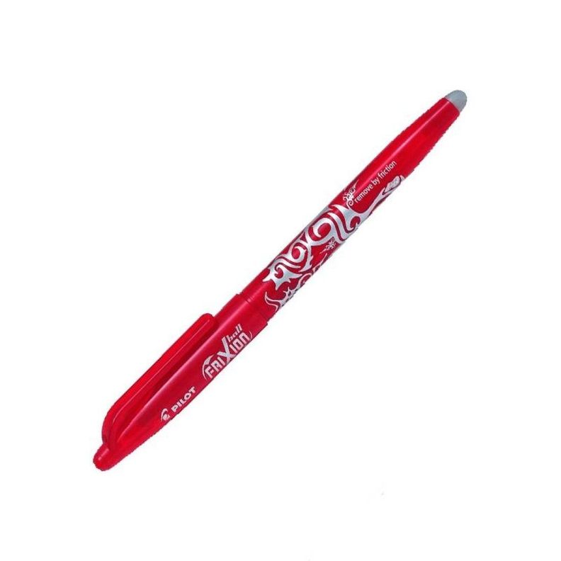 Lápiz Gel Frixion Ball Punta Fina 0.5mm Rojo Pilot-0