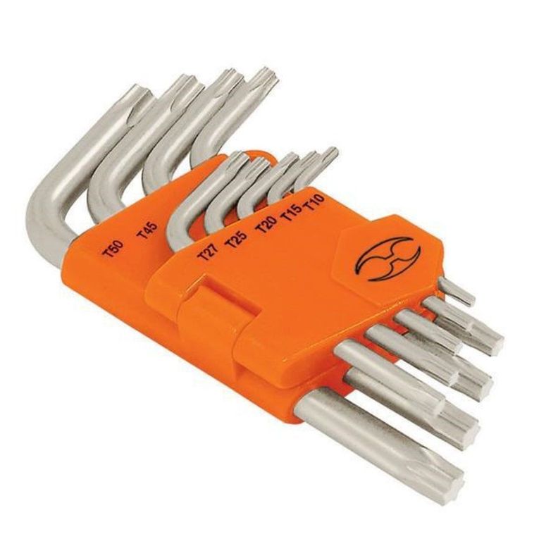 Truper Llaves Torx Estrella T10-t50 Cortas Juego 9 Piezas-0