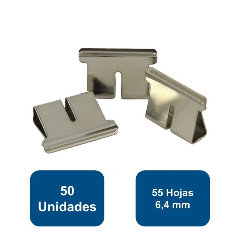 Magic Clip Metálico 55 hojas 50un Adix-0