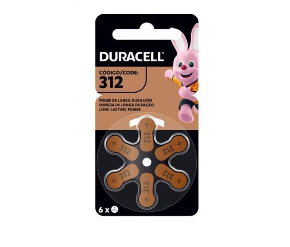 Duracell Pila Audiología Da312 6 Un.-0