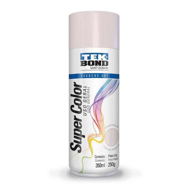 Pintura Aerosol Spray 350ml Uso General Rosa Tekbond-0