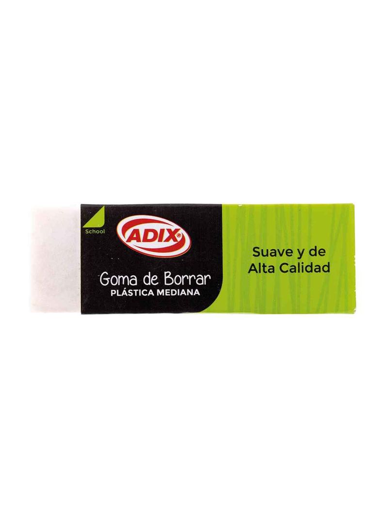 Goma De Borrar Plástica 6x2x1cms Adix-0