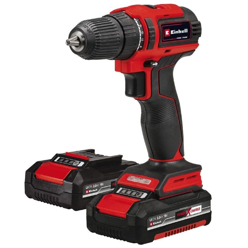 Taladro Atorn. Inalámbrico Brushless 18V 2 Baterías Einhell-0