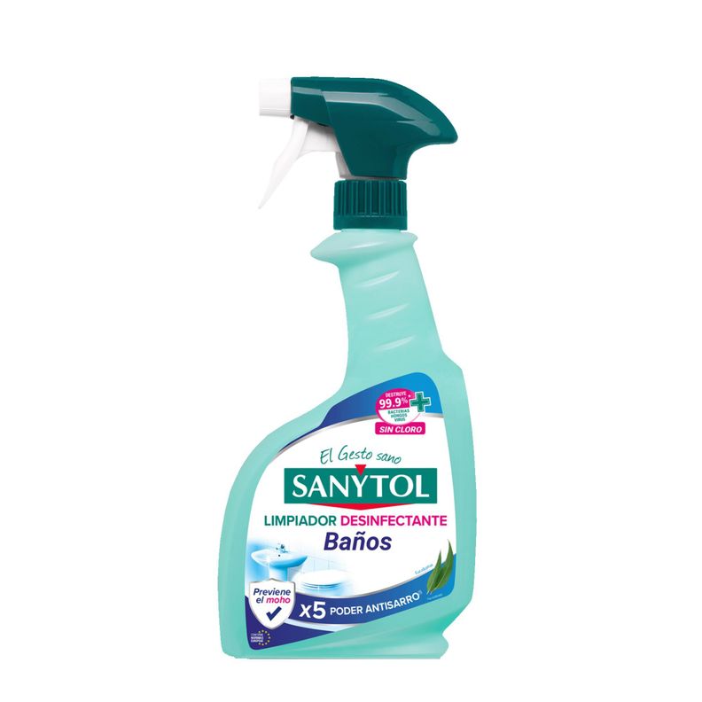 Limpiador Desinfectante de Baño con gatillo 500ml - Sanytol-0