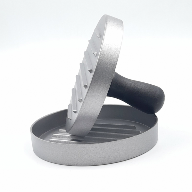 Prensa de Hamburguesas Acero Inoxidable Grilltech-1
