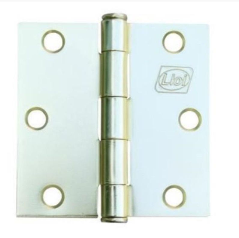 Bisagra L-88 Bronceada 2 Un. 3x3  Lioi-0