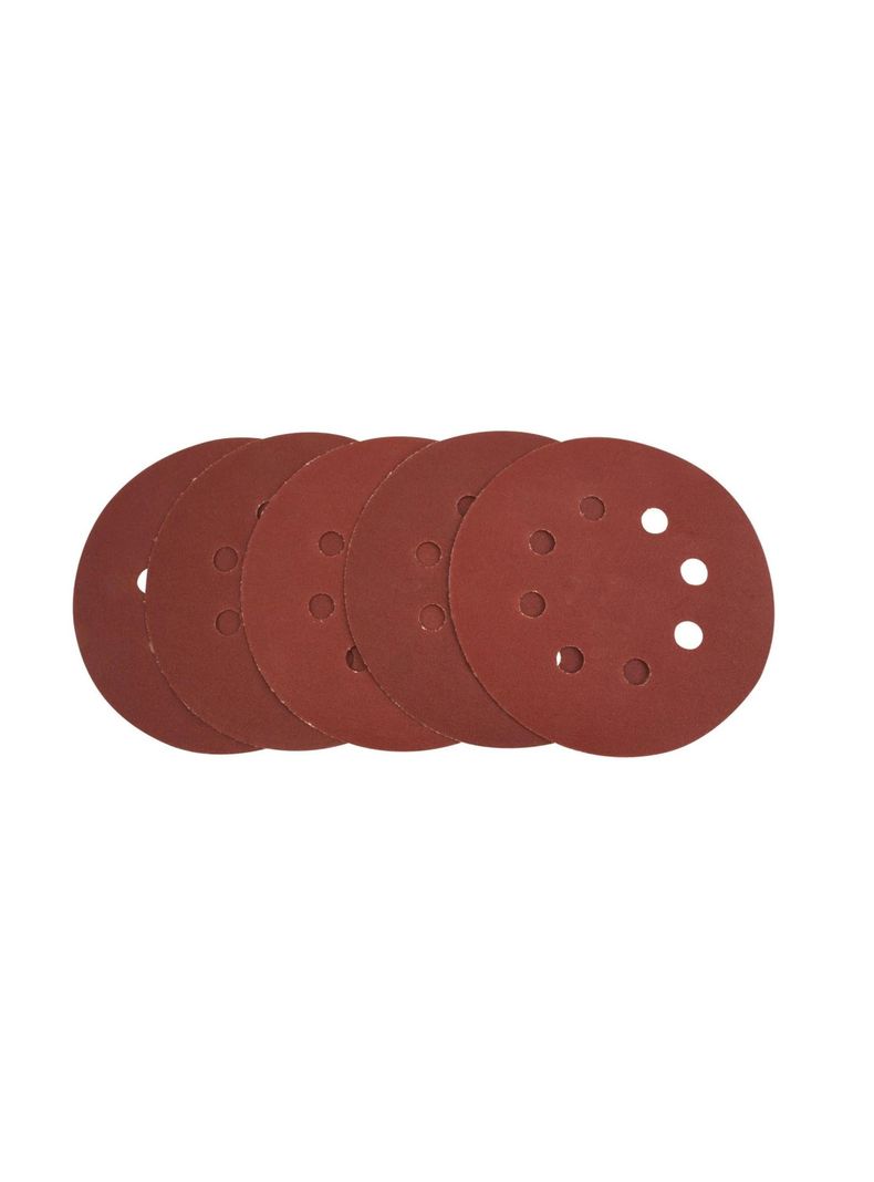Discos Lijas Velcro 5" / 125mm Grano 60 5un Tolsen-0