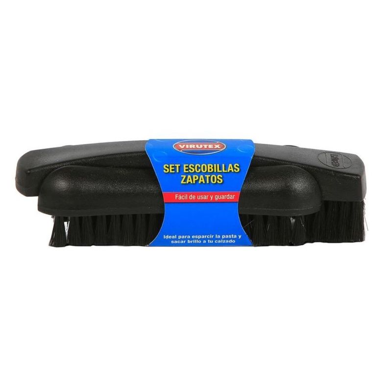 Escobilla para zapatos clásica 2 piezas Virutex-0