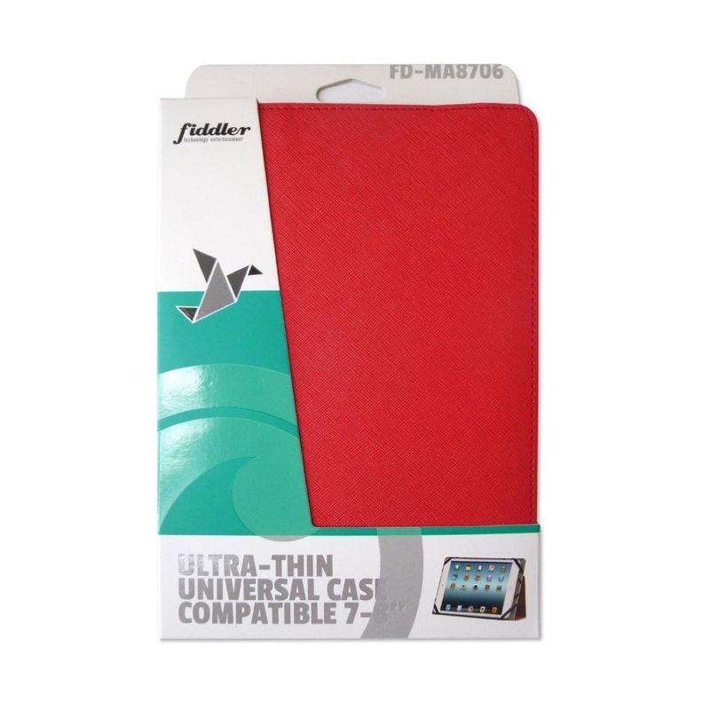 Funda Universal Para Tablet 7  A 8  Rojo Fiddler-0