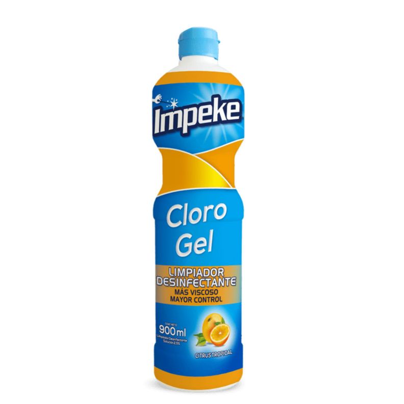 Cloro Gel 900ml Cítrico tropical - Impeke-0