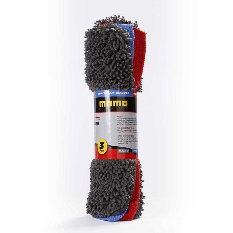 Kit De Paños Para Limpieza De Automovil 3 Un. Momo-0