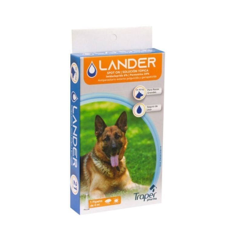 Antiparasitario externo Pipeta para perros 25-40kgs Traper-0