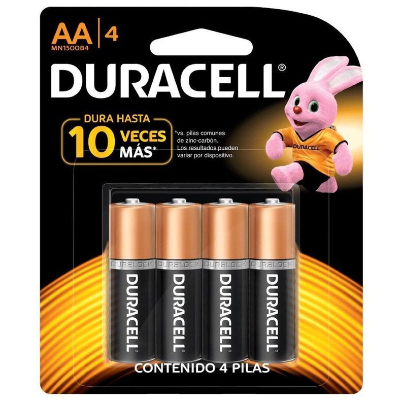 Duracell Pilas Alcalinas Aa 4 Un.-0