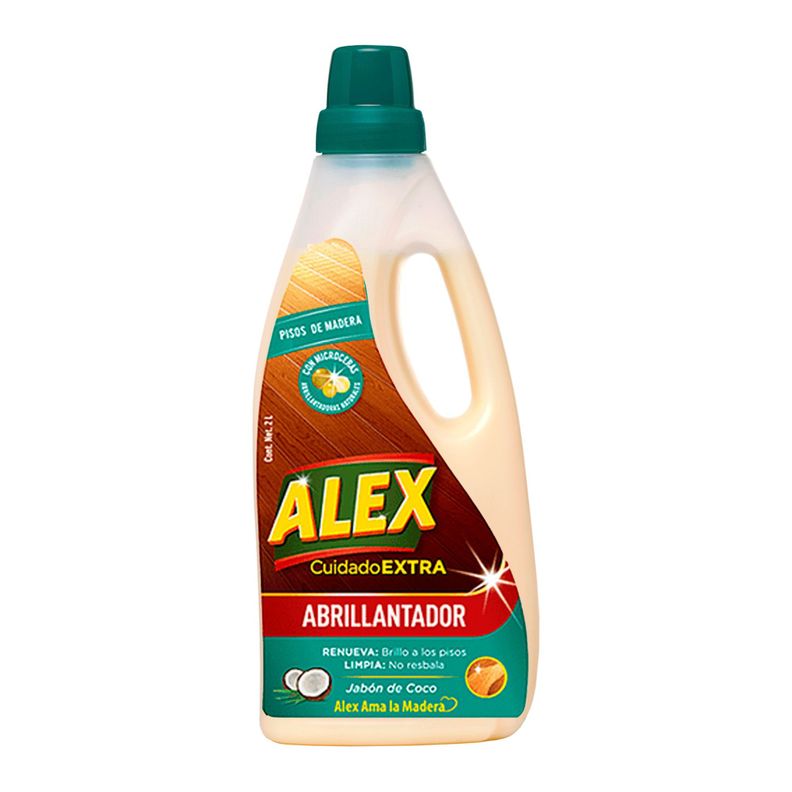 Limpiador Abrillantador Pisos de Madera 2000ml - Alex-0