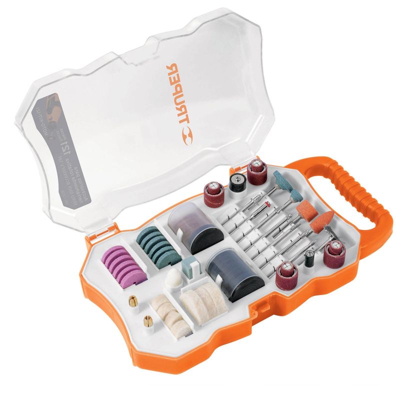 Kit para herramienta rotativa 121 accesorios Truper-1