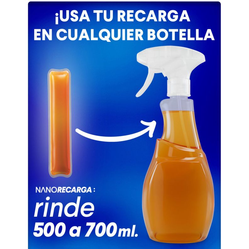 Limpiador multiusos Recarga Citrico Rinde 600ml - Deysa Nanolife-2
