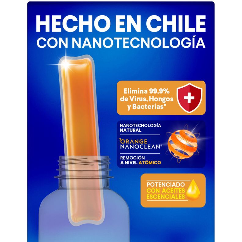 Limpiador multiusos Recarga Citrico Rinde 600ml - Deysa Nanolife-3